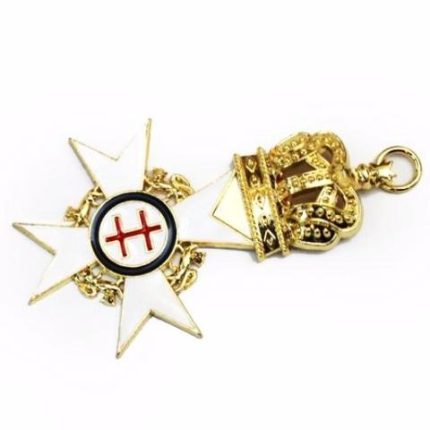 PAST PRECEPTOR KNIGHTS TEMPLAR COMMANDERY COLLAR JEWEL - (1)