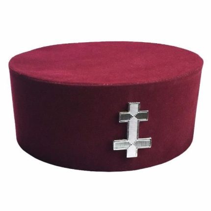 PERCEPTOR KNIGHTS TEMPLAR ENGLISH CROWN CAP - MAROON VELVET (3)