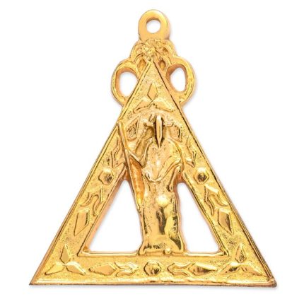 PRINCIPAL SOJOURNER ROYAL ARCH CHAPTER OFFICER COLLAR JEWEL - GOLD