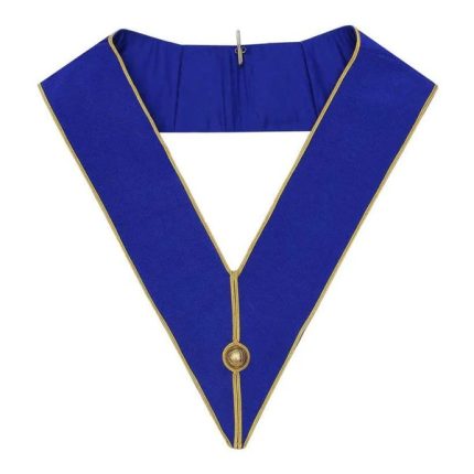 PROVINCIAL CRAFT ENGLISH REGULATION COLLAR - ROYAL BLUE MOIRE