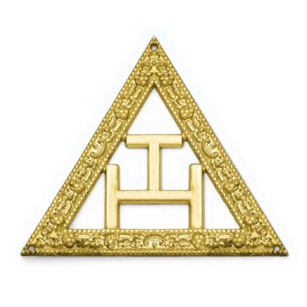 ROYAL ARCH CHAPTER COLLAR JEWEL - GOLD TRIPLE TAU