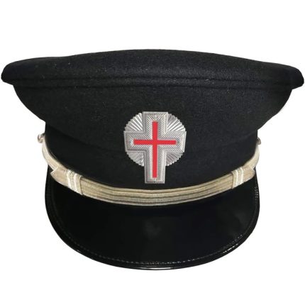 SIR KNIGHT KNIGHTS TEMPLAR COMMANDERY FATIGUE CAP - SILVER (3)