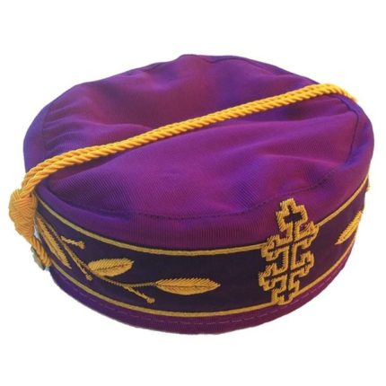 SOVEREIGN GRAND INSPECTOR GENERAL 33RD DEGREE SCOTTISH RITE CROWN CAP - PURPLE (2)