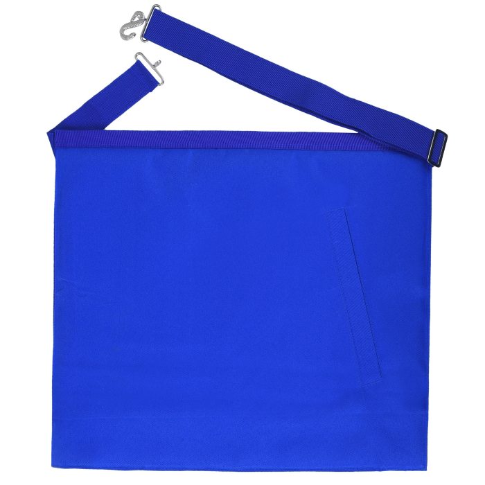 WORSHIPFUL MASTER BLUE LODGE OFFICER APRON - ROYAL BLUE (1)