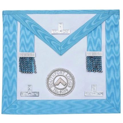 WORSHIPFUL MASTER CRAFT ENGLISH REGULATION APRON - MOIRE (2)