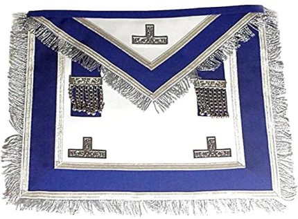 WORSHIPFUL MASTER PAST MASTER BLUE LODGE CANADA REGULATION APRON - ROYAL BLUE (1)