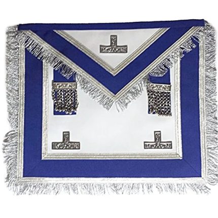 WORSHIPFUL MASTER PAST MASTER BLUE LODGE CANADA REGULATION APRON - ROYAL BLUE (2)