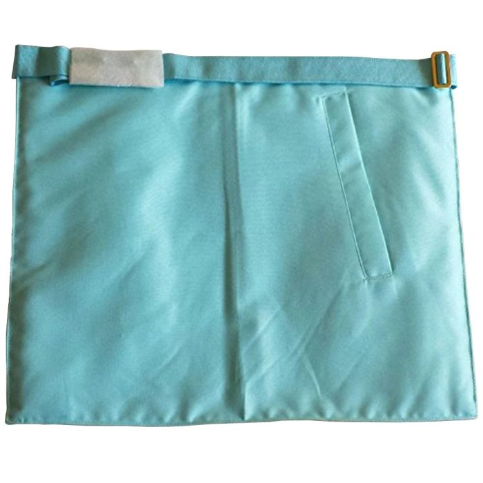 WORSHIPFUL MASTER PAST MASTER BLUE LODGE CANADA REGULATION APRON - SKY BLUE MOIRE (1)