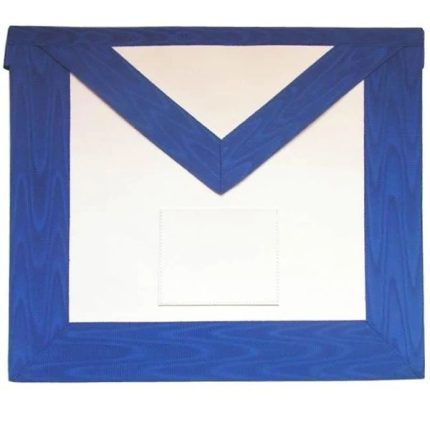 12TH DEGREE MEMPHIS MISRAIM FRENCH REGULATION APRON - WHITE & ROYAL