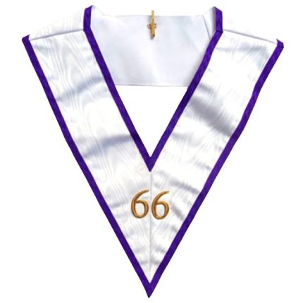 66TH DEGREE MEMPHIS MISRAIM FRENCH REGULATION COLLAR - (1)