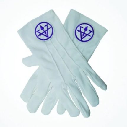 COUNCIL GLOVE - MACHINE EMBROIDERY WHITE (3)