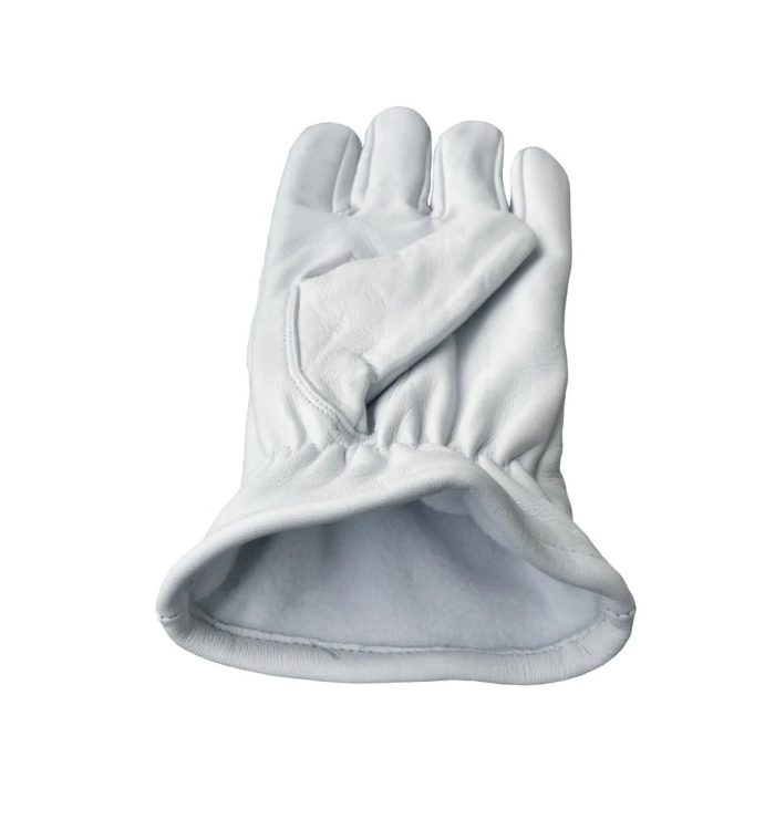 MASTER MASON BLUE LODGE GLOVE - WHITE LEATHER WITH SQUARE & COMPASS G (2)