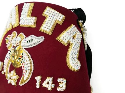 SHRINERS FEZ HAT - HAND EMBROIDERY (8)