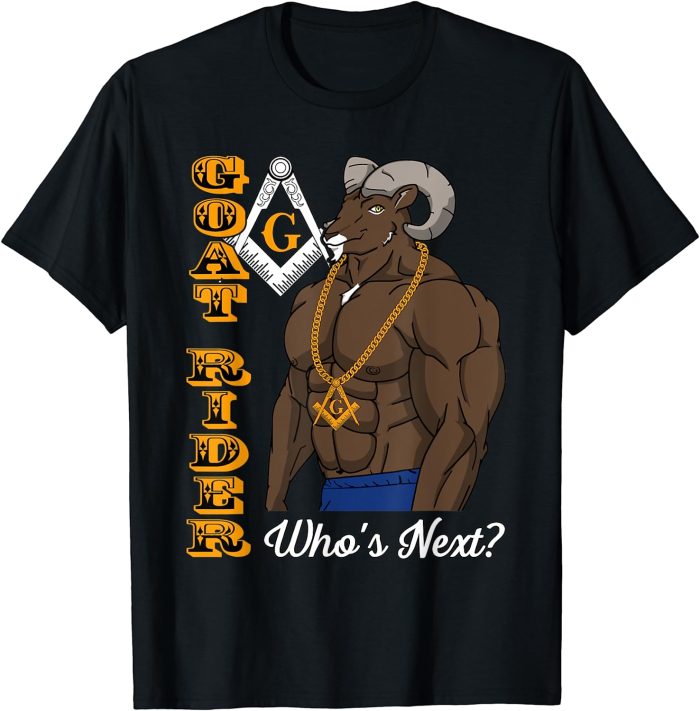 Brothers Masons Goat Rider Who's Next Father's Day Gift T-Shirt (1)