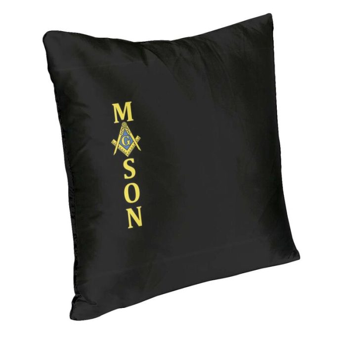 Freemason Mason Throw Pillow Case Home Decor Custom Square Masonic Freemasonry Cus (3)