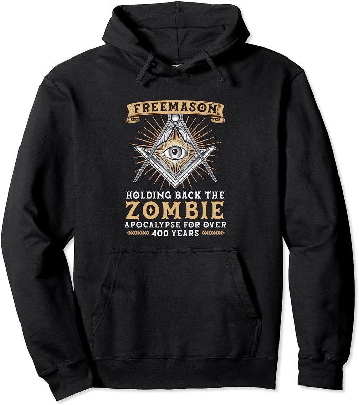 Freemason Masonic Fraternal Freemasonry Square Compass Pullover Hoodie (1)