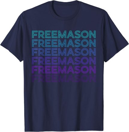 Freemason Masonic Freemasonry Retro T-Shirt (1)