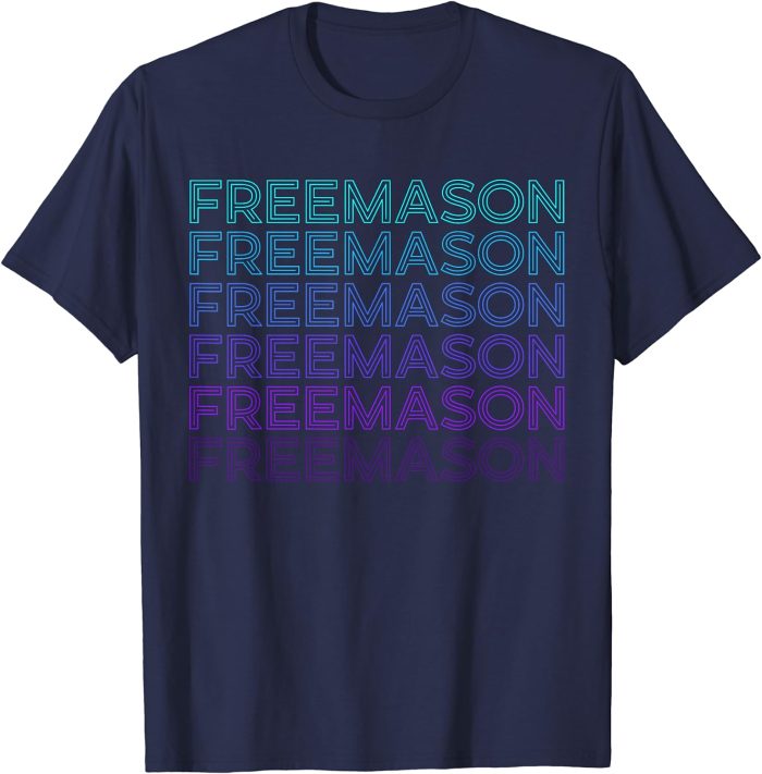 Freemason Masonic Freemasonry Retro T-Shirt (1)