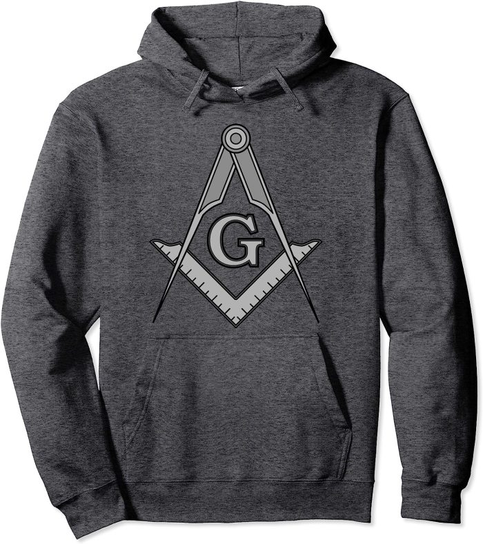 Freemason Masonic Square and Compasses Pullover Hoodie (2)