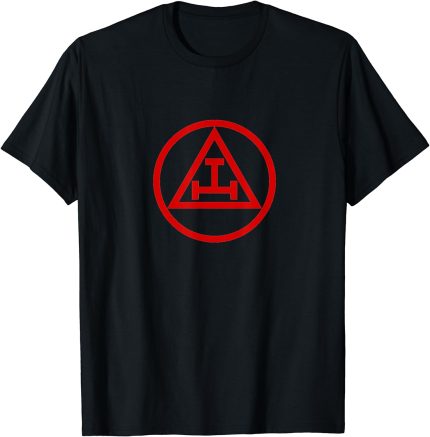 Freemason symbol Royal Arch Triple TAU - Masonic esoteric T-Shirt (1)