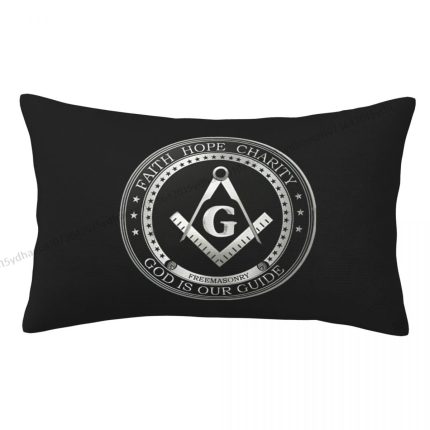 Freemasonry Hug Pillowcase Freemason Compass Masonic Backpack Cojines Livingroom Pr