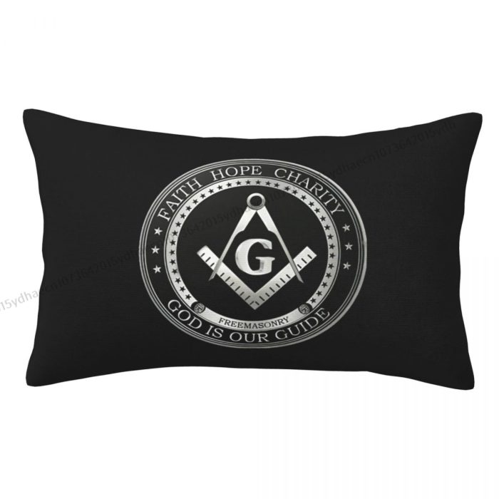 Freemasonry Hug Pillowcase Freemason Compass Masonic Backpack Cojines Livingroom Pr