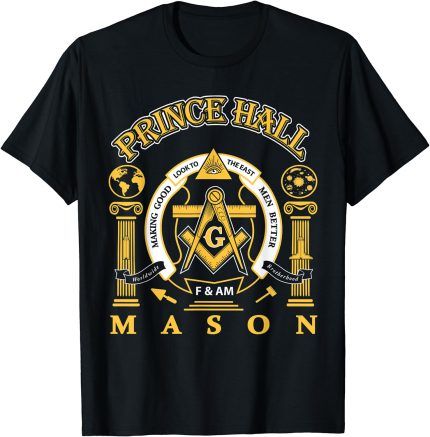 Greats Mason Masonic Prince Hall Masons Presidents Day Gift T-Shirt (1)