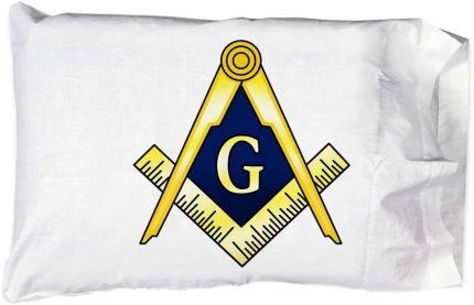 Hat Shark Pillow Case Single Pillowcase - Mason Masons Masonic Live Better Logo Symbols