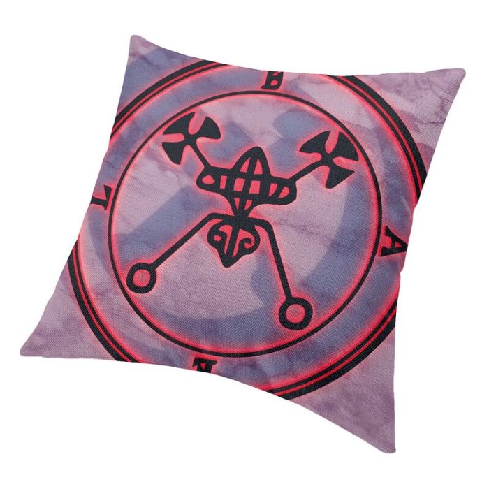 Luxury Masonic Freemason Cushion Cover for Sofa Soft Goetia Bael Lesser Key of Sol (3)