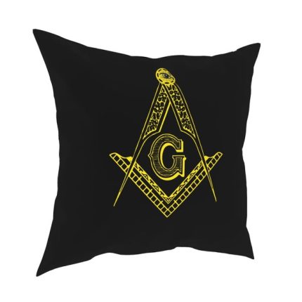 MASTER MASON BLUE LODGE PILLOWCASE - SQUARE AND SQUARE G BLACK (1)