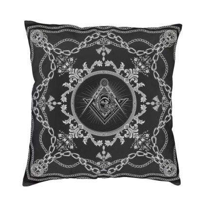 MASTER MASON BLUE LODGE PILLOWCASE - SQUARE & COMPASS EYE OF PROVIDENCE