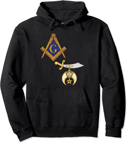 Mason Shriner Split Hoodie Masonic Shrine Noble (1)