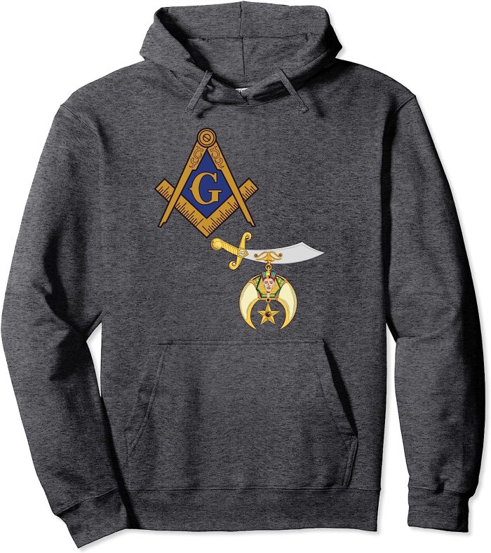 Mason Shriner Split Hoodie Masonic Shrine Noble (2)