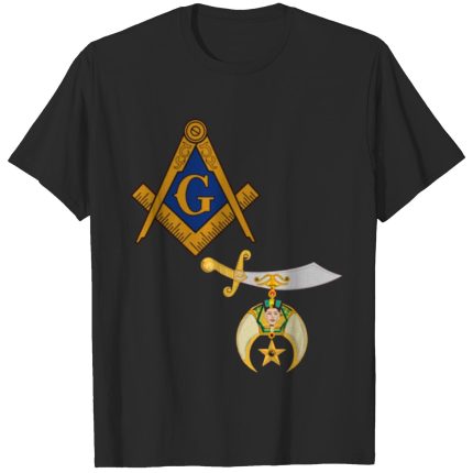 Mason Shriner Split Masonic Shrine Noble T Shirt (1)