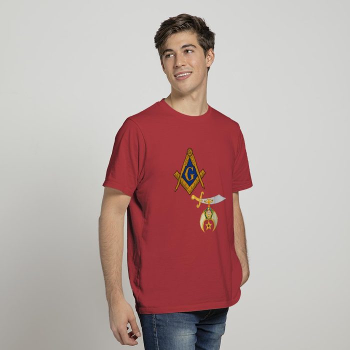 Mason Shriner Split Masonic Shrine Noble T Shirt (4)