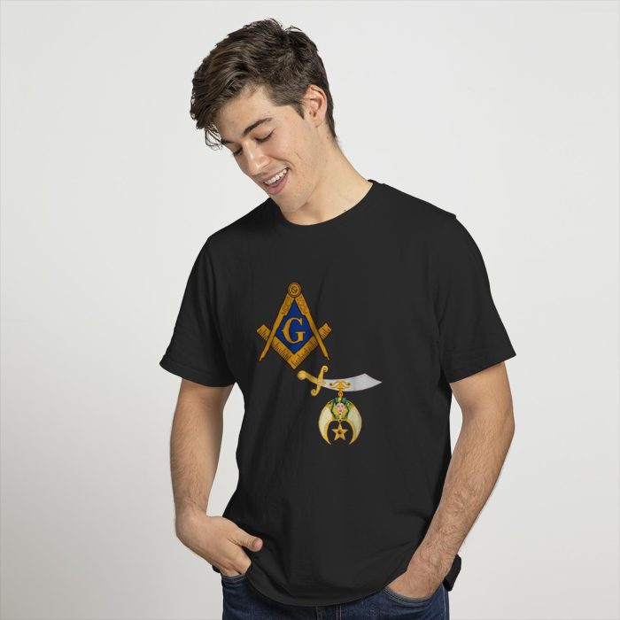 Mason Shriner Split Masonic Shrine Noble T Shirt (5)