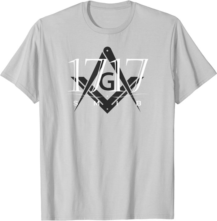 Masonic 1717 SMIB Square & Compass Freemason T-Shirt (1)