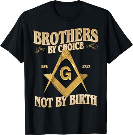 Masonic Brothers by Choice Freemason T-Shirt (1)