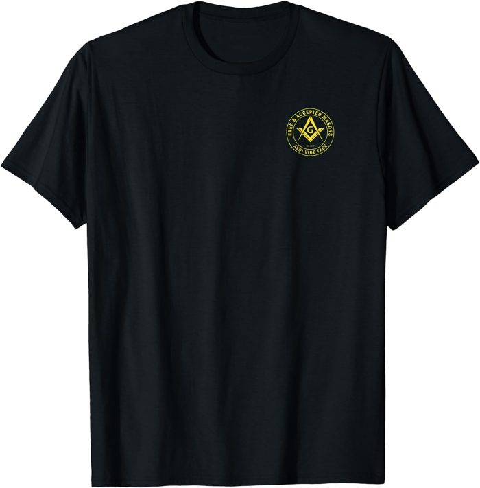 Masonic Free & Accepted Masons Est 1717 Freemason T-Shirt (2)