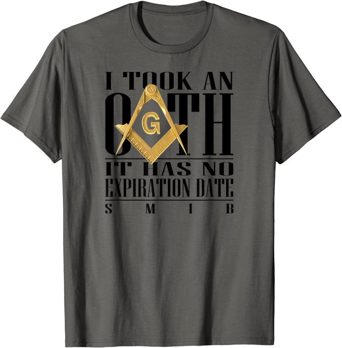 Masonic I Took An Oath Square & Compass Freemason T-Shirt (1)