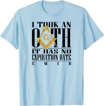 Masonic I Took An Oath Square & Compass Freemason T-Shirt (2)