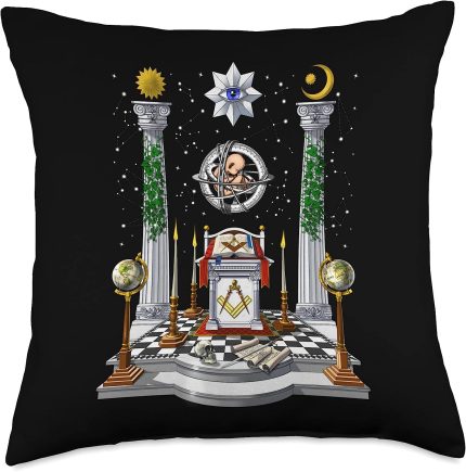 Masonic Illuminati Conspiracy Clothing Lodge Freemason Masonic Compass Freemasonry Throw