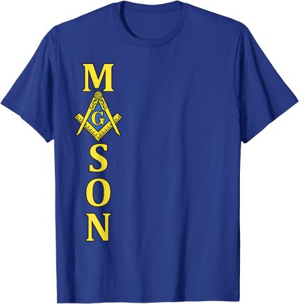 Masonic Mason Square & Compass Freemason T-Shirt (2)