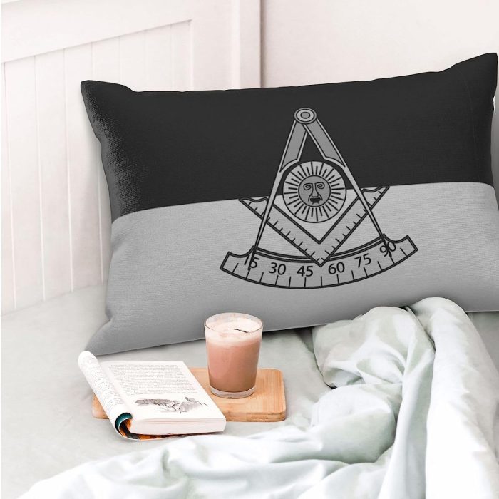 Masonic Past Master Universal Pillowcase Cushion Cover Decorative Pillowcase Suitable for Sofa Be (1)