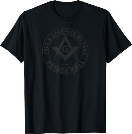 Masonic Prince Hall F & AM Masons Stealth Freemason T-Shirt (1)