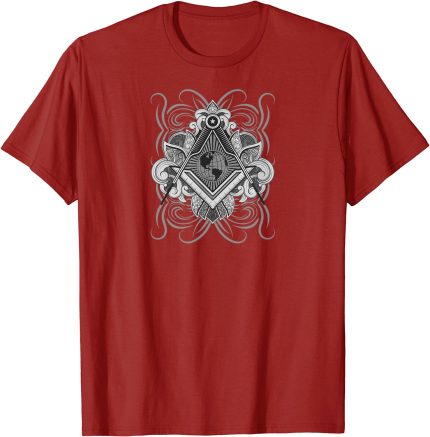 Masonic Shirt Freemason Gift Square & Compass T-Shirt (2)