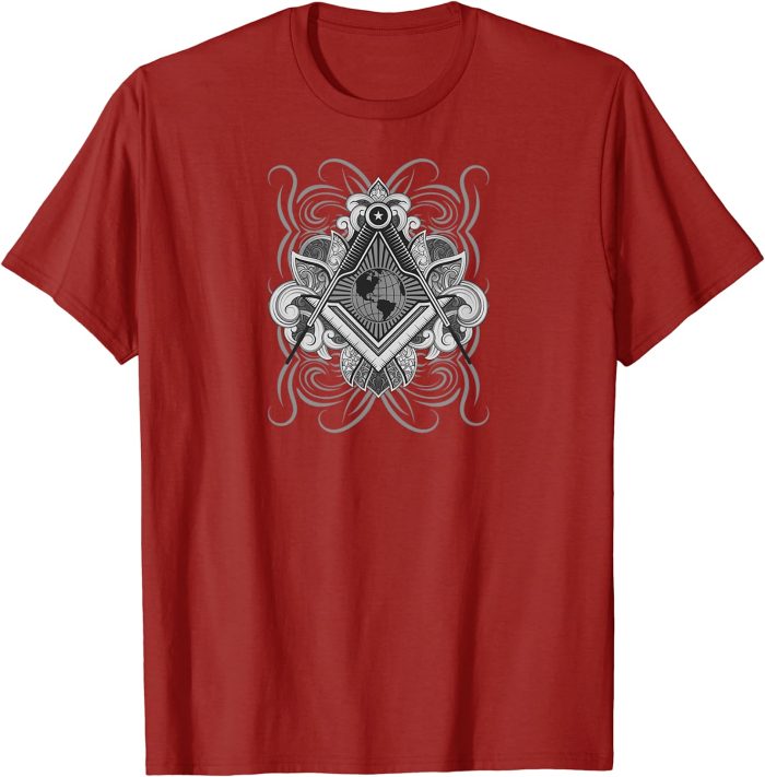 Masonic Shirt Freemason Gift Square & Compass T-Shirt (2)