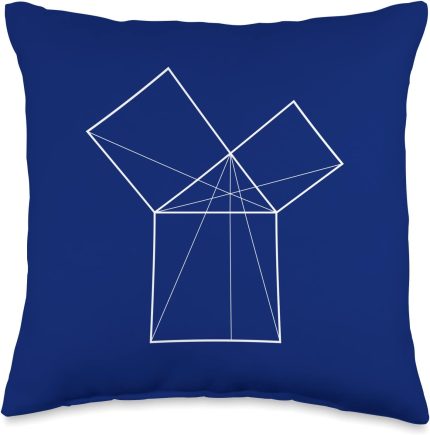 Masonic Shirts & Freemason Lodge Merch Masonic 47th Problem of Euclid Freemason Throw Pillow, (1)