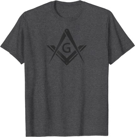 Masonic Square & Compass Stealth Modern Freemason T-Shirt (2)