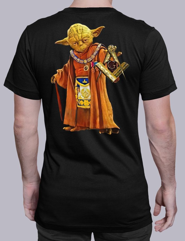 Master Yoda Back Masonic T-Shirt (1)